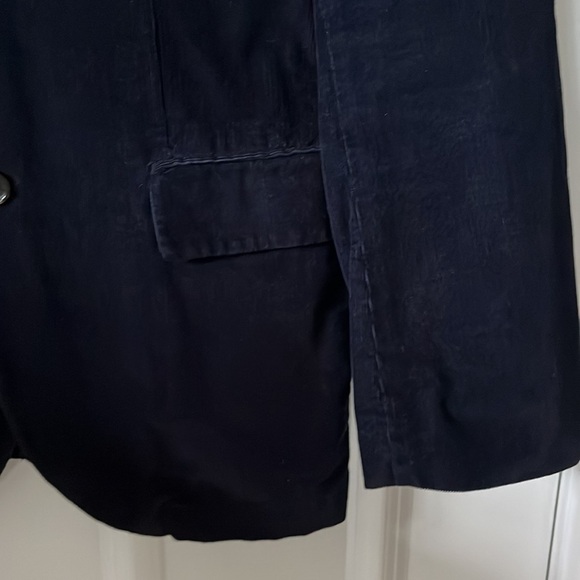 𝅺J.CREW Mens Navy Classic Corduroy Blazer Jacket Slim Fit M - Picture 6 of 16